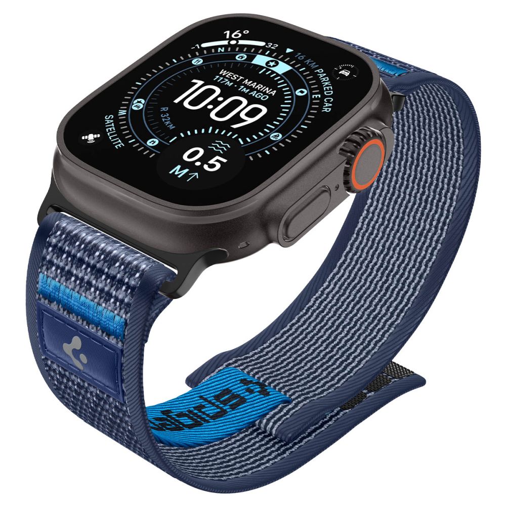 „Spigen Athlex Air 2“ dirželis, skirtas „Apple Watch“ (44 / 45 / 46 / 49 mm) – tamsiai mėlynas
