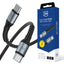 3mk Hyper Cable N-SERIES USB-C / USB-C 50cm PD 3.0 QC 3.0 20V/3A 60W - juodas -- Cell phone cables
