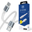 3mk Hyper Cable N-SERIES USB-C / USB-C 2m PD 3.0 QC 3.0 20V/5A 100W - baltas -- Cell phone cables