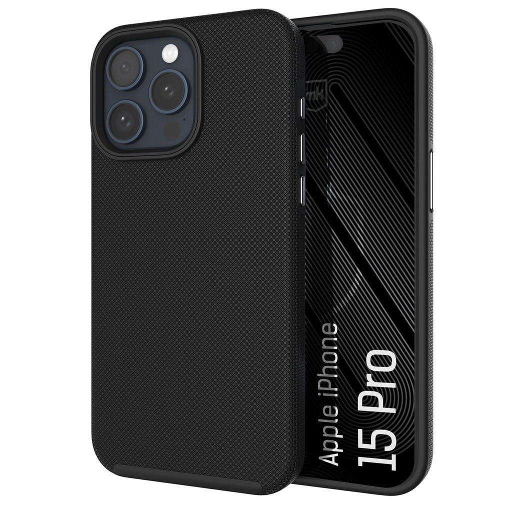 3mk Fortis MagCase skirtas iPhone 15 Pro - juodas -- iPhone 15 Pro