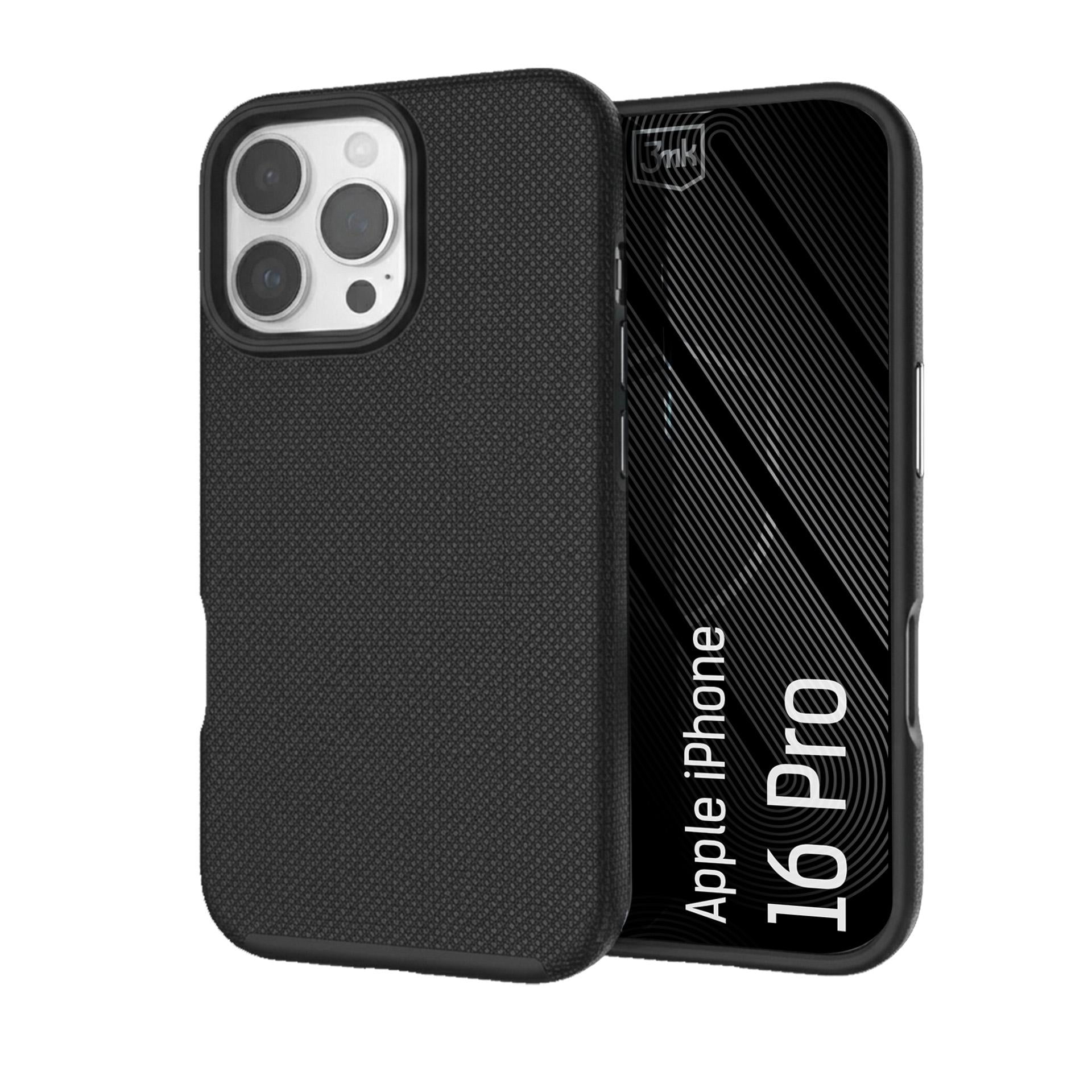 3mk Fortis MagCase skirtas iPhone 16 Pro - juodas -- iPhone 16 Pro