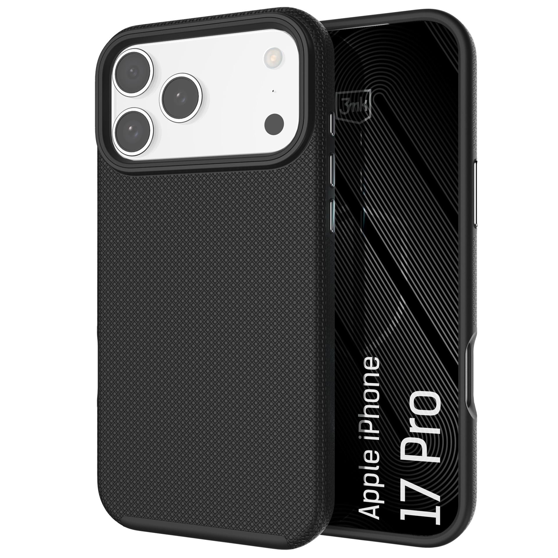 3mk Fortis MagCase skirtas iPhone 17 Pro - juodas -- iPhone 17 Pro