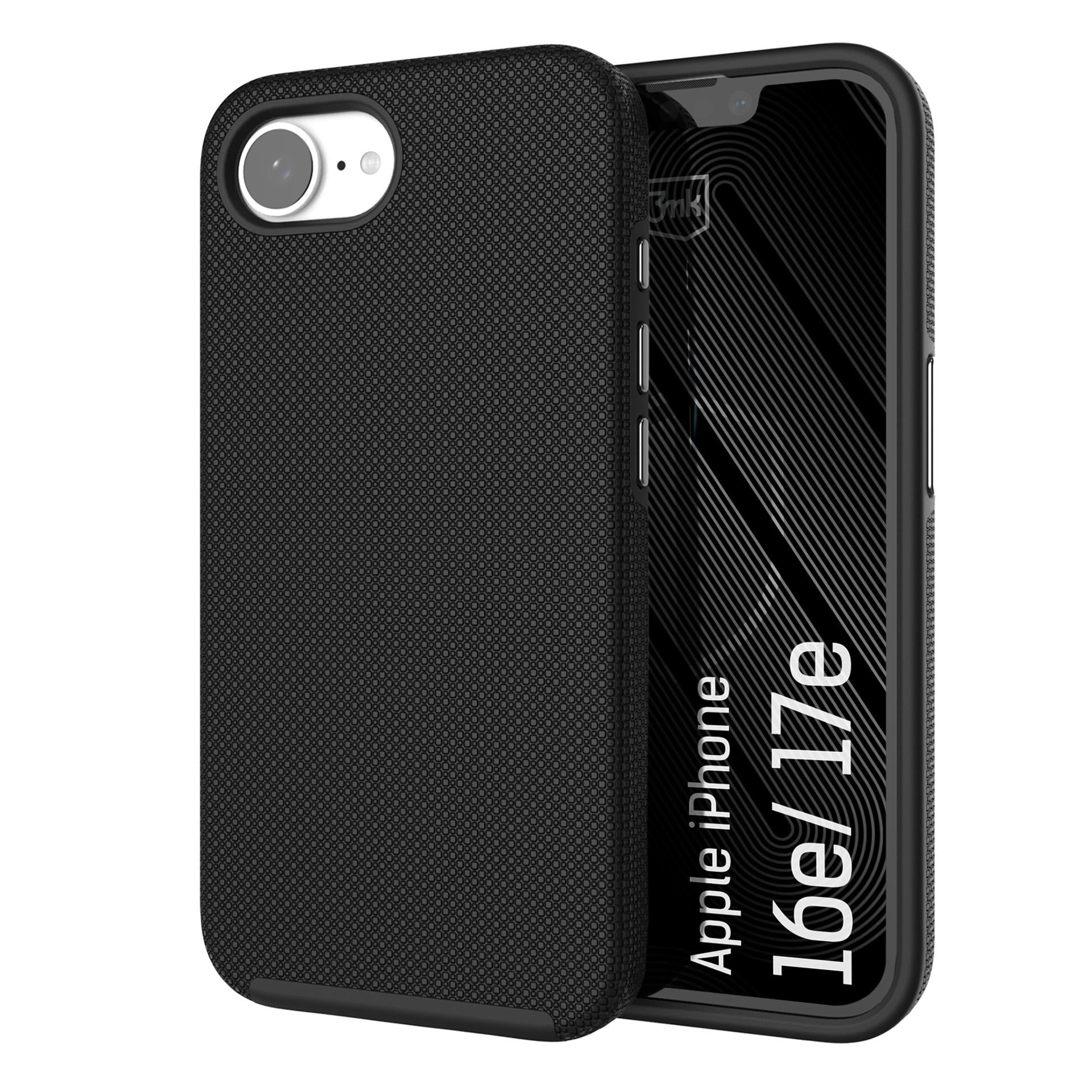 3mk Fortis MagCase skirtas iPhone 16e / 17e - juodas -- iPhone 16e / iPhone 17e