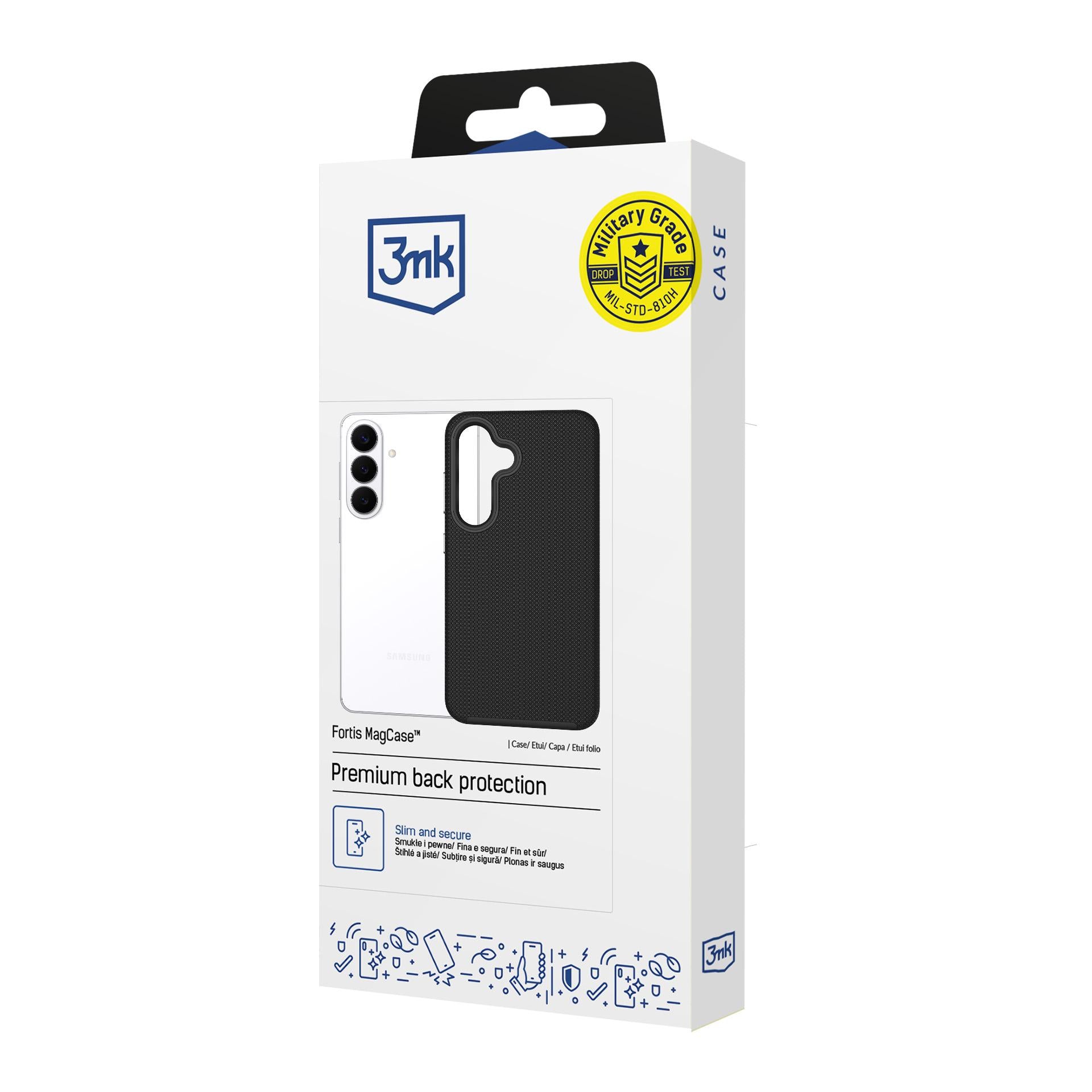 3mk Fortis MagCase, skirtas Samsung Galaxy S26+ - juodas -- Samsung Galaxy S26+
