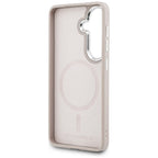Karl Lagerfeld EmBossed Ring RSG logotipas MagSafe Case skirtas Samsung Galaxy S26 - Pink