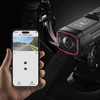 AKEEYO 730Pro 4K Handlebaro vaizdo registratorius sportinė kamera motociklams ir dviračiams - Juoda -- Cycling Accessories