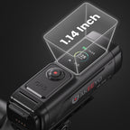 AKEEYO 730Pro 4K Handlebaro vaizdo registratorius sportinė kamera motociklams ir dviračiams - Juoda -- Cycling Accessories