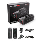 AKEEYO 730Pro 4K Handlebaro vaizdo registratorius sportinė kamera motociklams ir dviračiams - Juoda -- Cycling Accessories