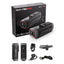 AKEEYO 730Pro 4K Handlebaro vaizdo registratorius sportinė kamera motociklams ir dviračiams - Juoda -- Cycling Accessories