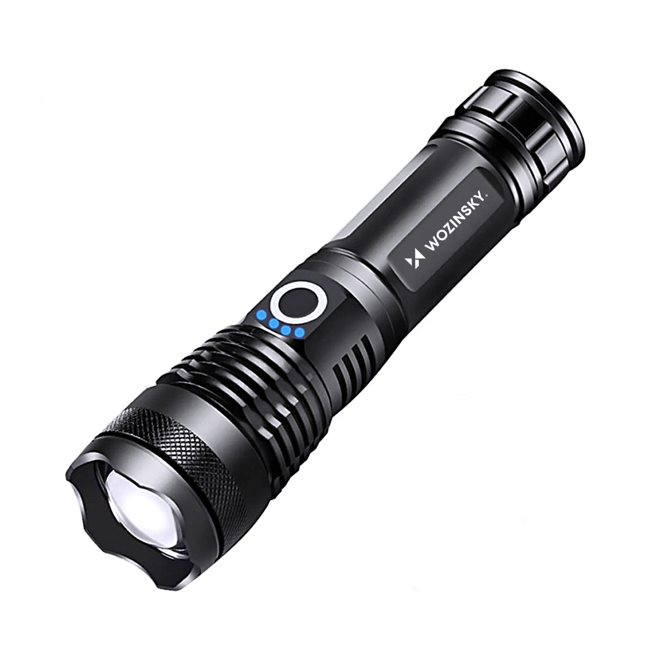 Wozinsky WLT-15W 15W 1500lm CREE IP65 Taktinis žibintuvėlis su reguliuojamu šviesos spinduliu - juodas -- Flashlights &...