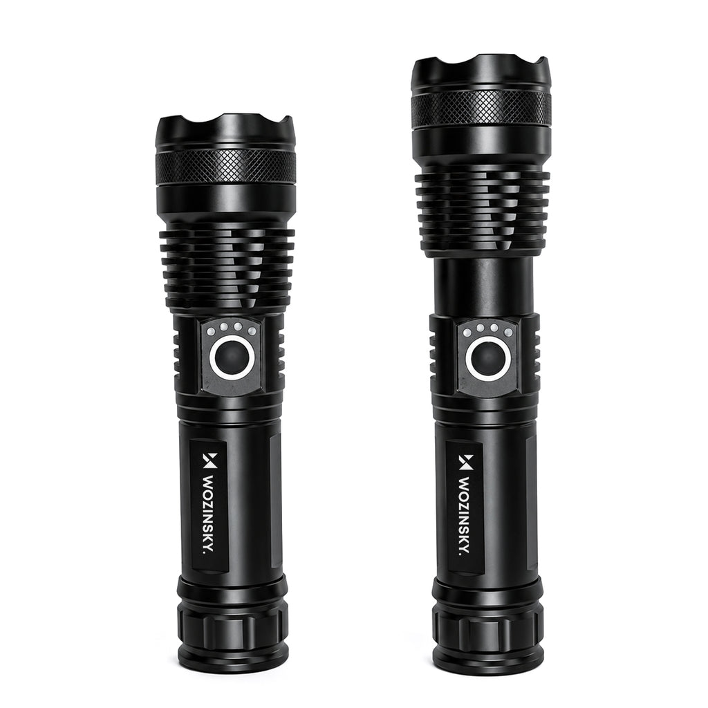 Wozinsky WLT-15W 15W 1500lm CREE IP65 Taktinis žibintuvėlis su reguliuojamu šviesos spinduliu - juodas -- Flashlights &...