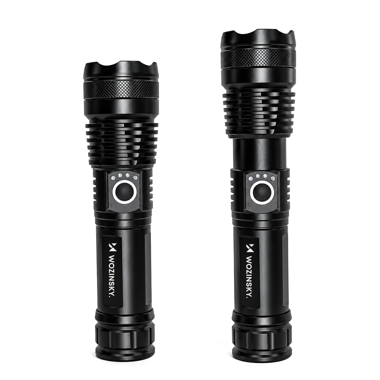 Wozinsky WLT-15W 15W 1500lm CREE IP65 Taktinis žibintuvėlis su reguliuojamu šviesos spinduliu - juodas -- Flashlights &...