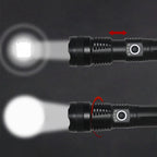 Wozinsky WLT-15W 15W 1500lm CREE IP65 Taktinis žibintuvėlis su reguliuojamu šviesos spinduliu - juodas -- Flashlights &...