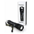 Wozinsky WLT-15W 15W 1500lm CREE IP65 Taktinis žibintuvėlis su reguliuojamu šviesos spinduliu - juodas -- Flashlights &...