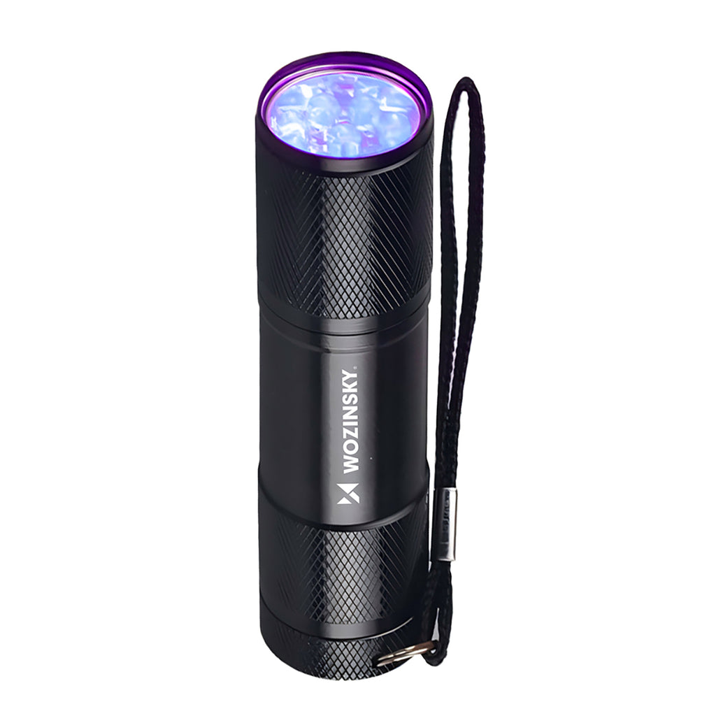 Wozinsky WLD-9L IP65 UV žibintuvėlis pėdsakų aptikimui - juodas -- Flashlights & Headlamps