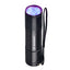Wozinsky WLD-9L IP65 UV žibintuvėlis pėdsakų aptikimui - juodas -- Flashlights & Headlamps