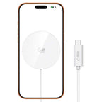 Tech-protect A50 MagSafe 25W QI2.2 belaidis įkroviklis - balta -- Cell phone chargers