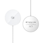 Tech-protect A50 MagSafe 25W QI2.2 belaidis įkroviklis - balta -- Cell phone chargers