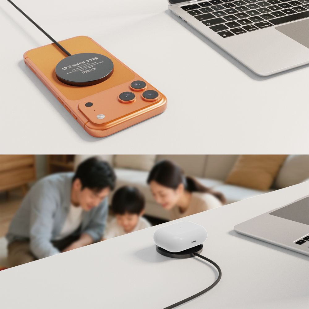 Tech-protect A50 MagSafe 25W QI2.2 belaidis įkroviklis - juoda -- Cell phone chargers
