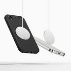 Tech-protect silicone MagSafe dėklas skirtas iPhone 16e / 17e - Black -- iPhone 16e / iPhone 17e