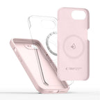 Tech-protect silicone MagSafe dėklas skirtas iPhone 16e / 17e - Pink -- iPhone 16e / iPhone 17e