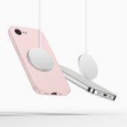 Tech-protect silicone MagSafe dėklas skirtas iPhone 16e / 17e - Pink -- iPhone 16e / iPhone 17e