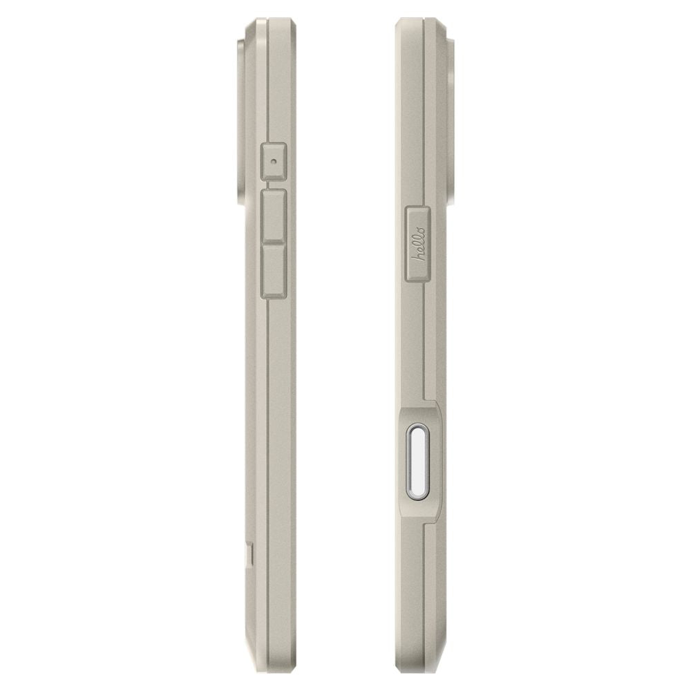 Spigen Classic LS MagSafe dėklas, skirtas iPhone 17 Pro Max - smėlio spalvos