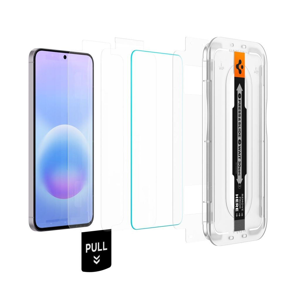 Spigen glas.tr ez fit pro 2-pack grūdintas stiklas skirtas Samsung Galaxy A57 5G
