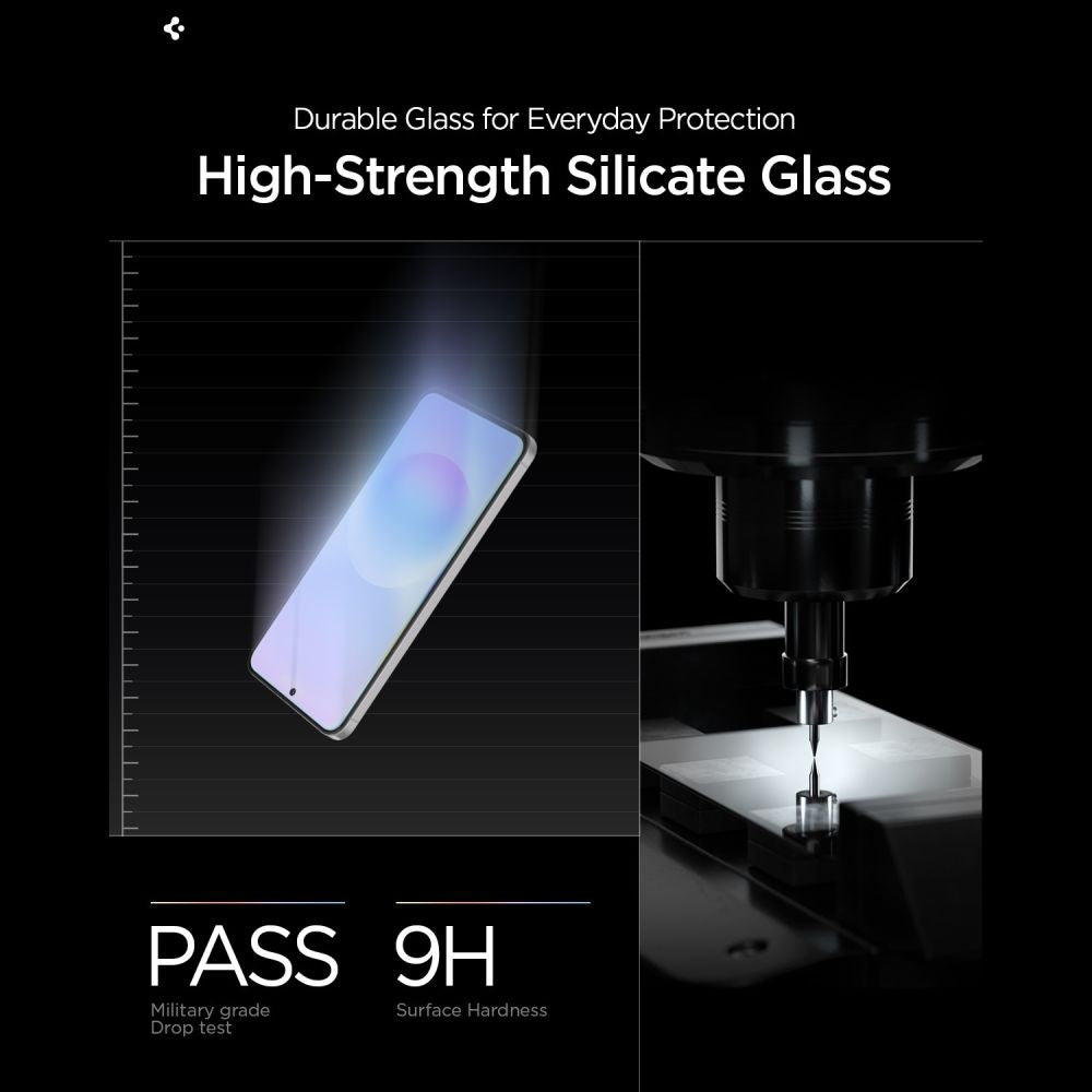 Spigen glas.tr ez fit pro 2-pack grūdintas stiklas skirtas Samsung Galaxy A57 5G