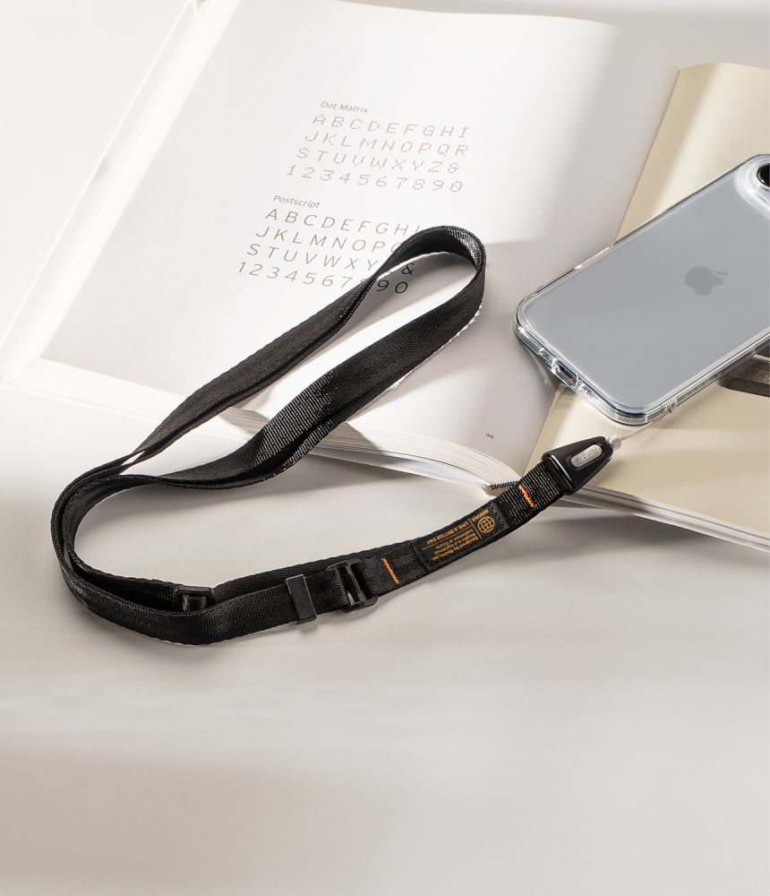 Ringke lanyard strap crossbody telefonas lanyard - juoda -- Other phone accessories