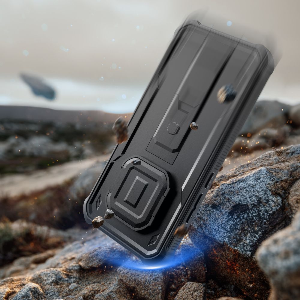 Tech-protect kevlar cam+ 2-set dėklas skirtas Xiaomi Redmi Note 15 Pro 5G - black -- Xiaomi Redmi Note 15 Pro 5G / Redmi...