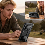 Tech-protect kevlar cam+ 2-set dėklas skirtas Xiaomi Redmi Note 15 Pro 5G - black -- Xiaomi Redmi Note 15 Pro 5G / Redmi...