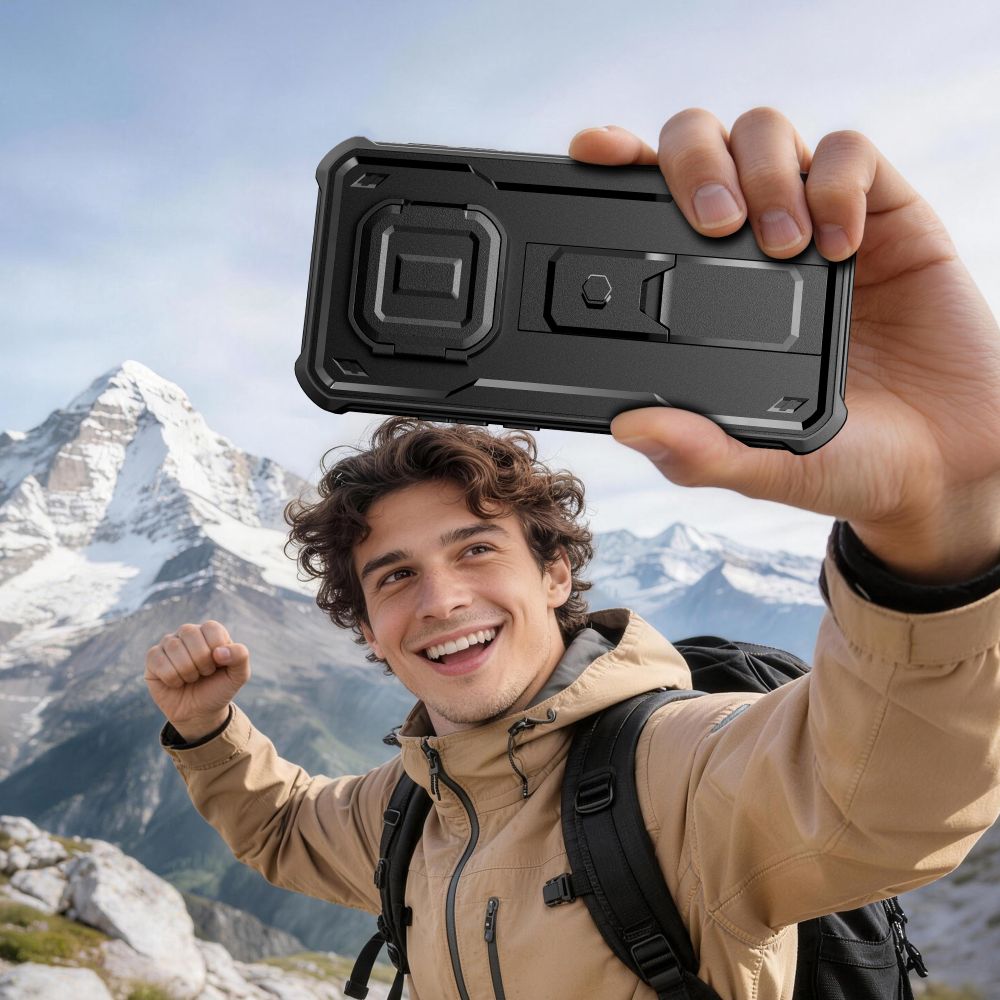 Tech-protect kevlar cam+ 2-set dėklas skirtas Xiaomi Redmi Note 15 Pro 5G - black -- Xiaomi Redmi Note 15 Pro 5G / Redmi...