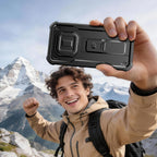 Tech-protect kevlar cam+ 2-set dėklas skirtas Xiaomi Redmi Note 15 Pro 5G - black -- Xiaomi Redmi Note 15 Pro 5G / Redmi...