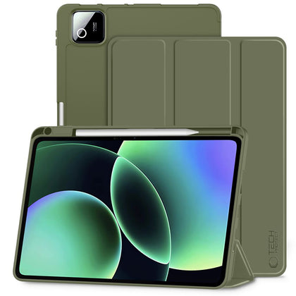 Tech-protect SmartCase dėklas pen dėklas skirtas Xiaomi Pad 11.2" - olive -- Xiaomi Pad 11.2