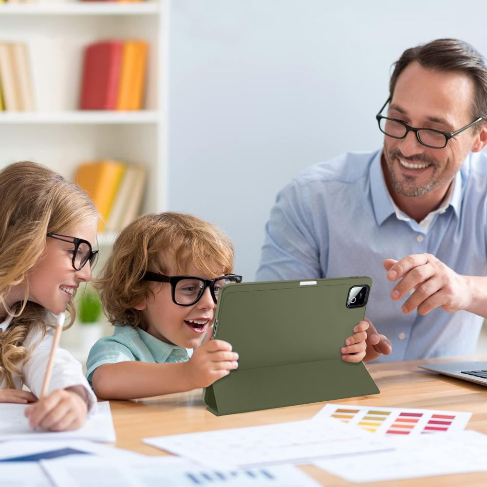 Tech-protect SmartCase dėklas pen dėklas skirtas Xiaomi Pad 11.2" - olive