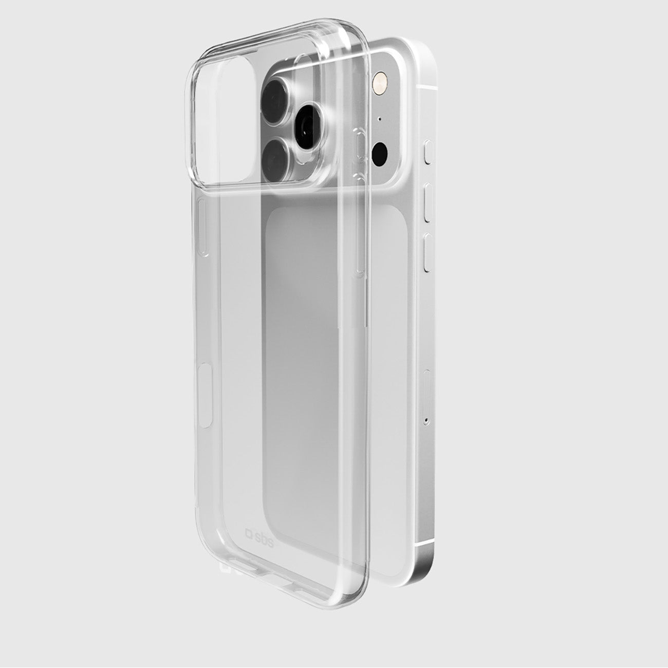 SBS skinny cover skirtas iPhone 17 Pro - Transparent
