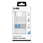 SBS skinny cover skirtas iPhone 17 Pro Max - Transparent