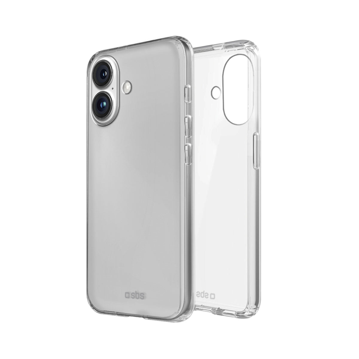 SBS skinny cover skirtas iPhone 16 - transparent