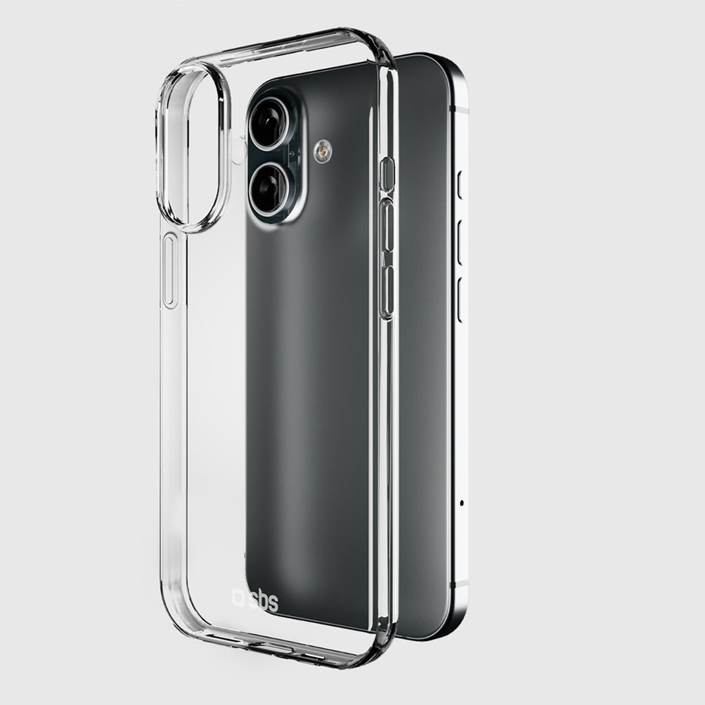 SBS skinny cover skirtas iPhone 16 - transparent