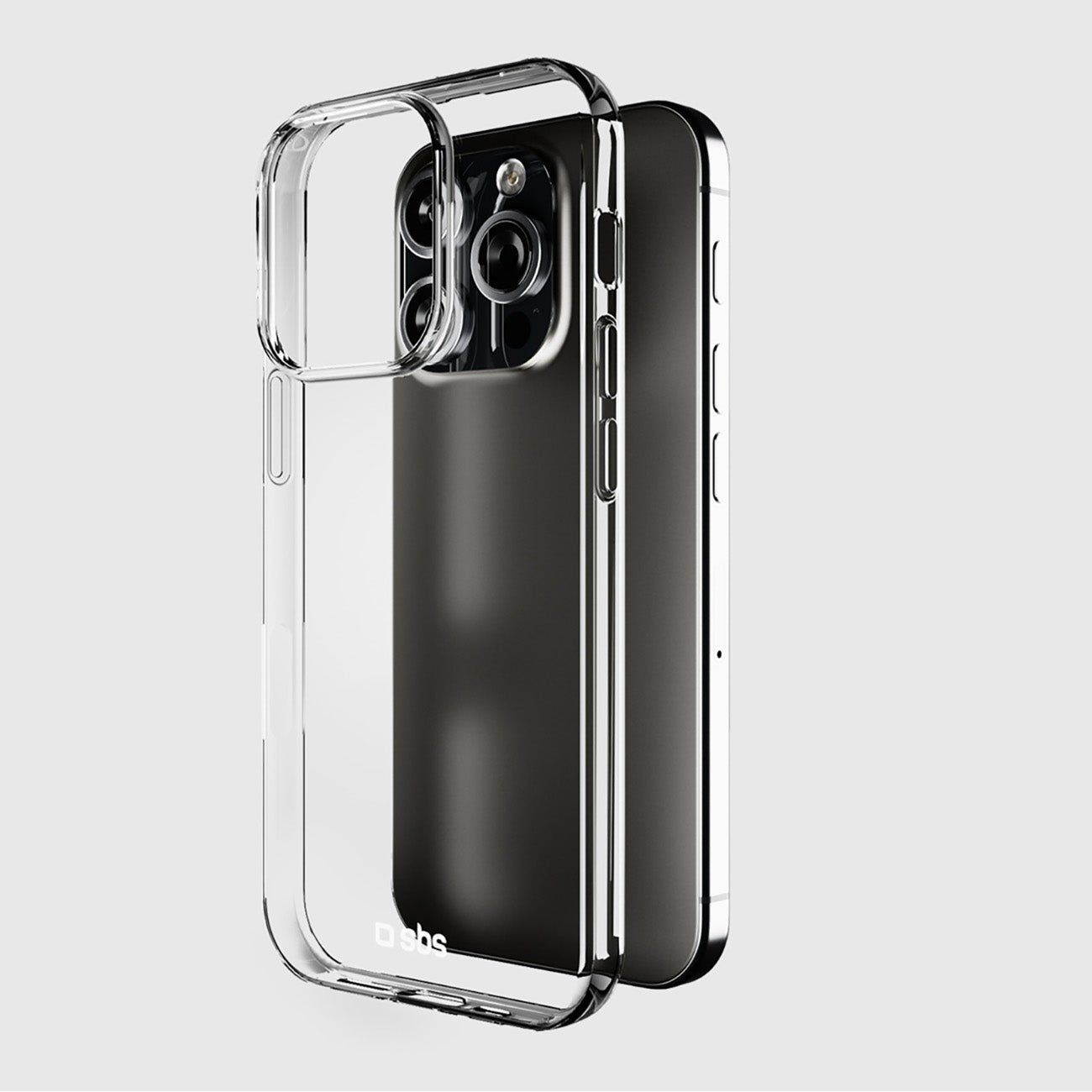 SBS skinny cover skirtas iPhone 16 Pro - Transparent
