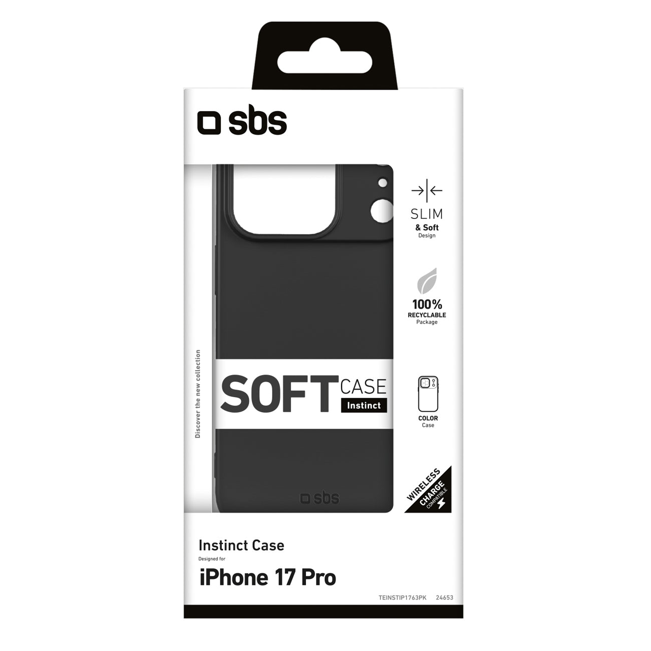 SBS instinct iPhone 17 Pro Case - Black