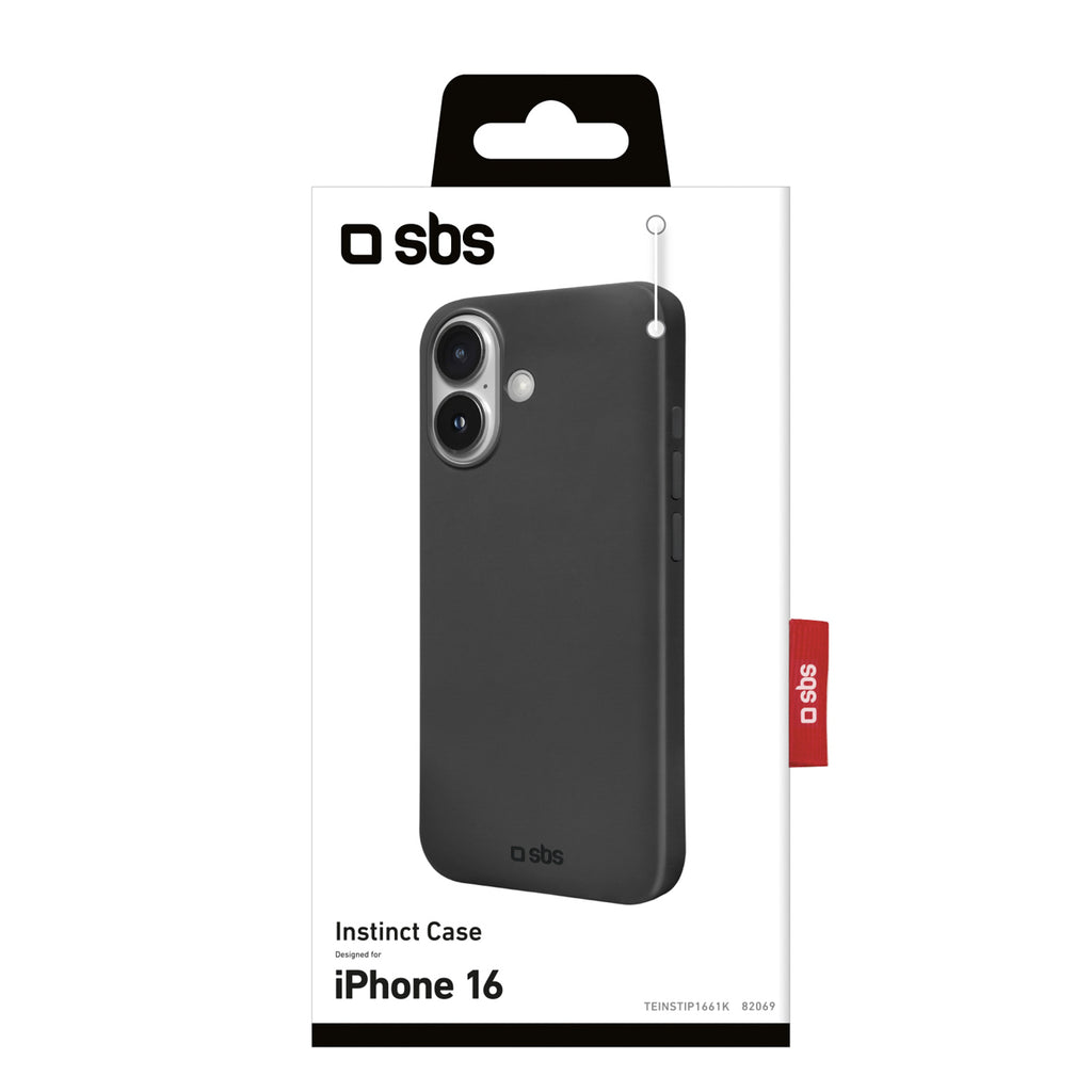 SBS instinct iPhone 16 Case - Black