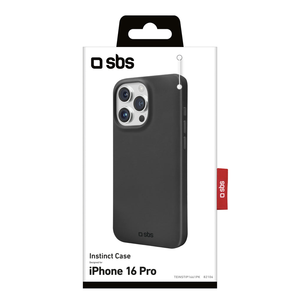 SBS instinct dėklas skirtas iPhone 16 Pro - Black