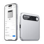 BOYA Notra Balso įrašytuvas su AI transkriptacija - Sidabrinė -- Uncategorized