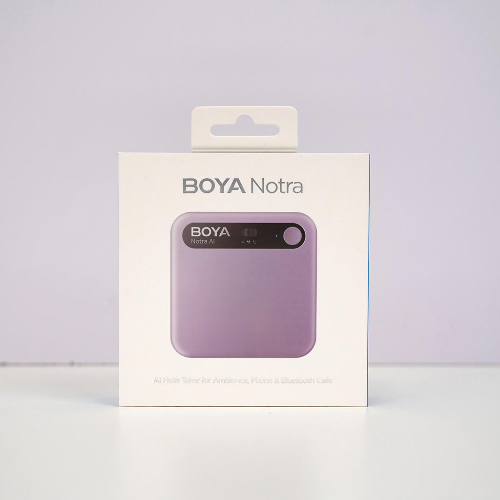 BOYA Notra balsų įrašytuvas su dirbtinio intelekto transkripcija – Violetinė -- Uncategorized