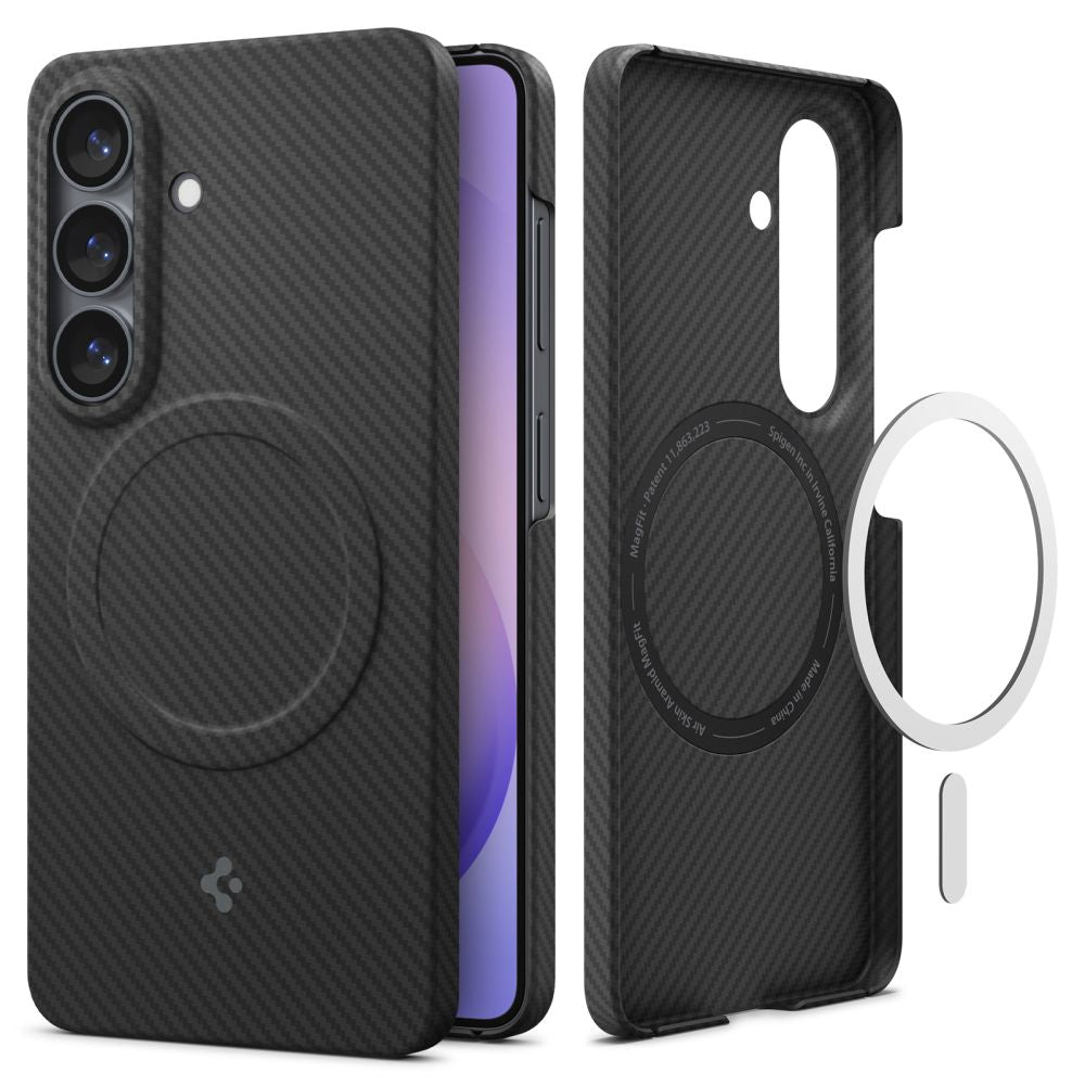Spigen airskin aramid mag MagSafe dėklas skirtas Samsung Galaxy S26 - Black