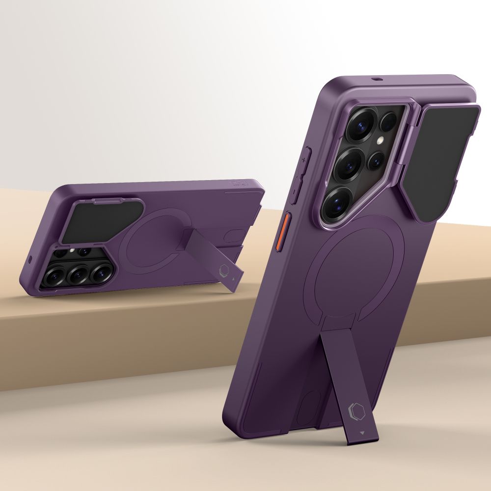 Tech-protect kevlar aura MagSafe dėklas skirtas Samsung Galaxy S26 Ultra - Purple -- Samsung Galaxy S26 Ultra - Purple