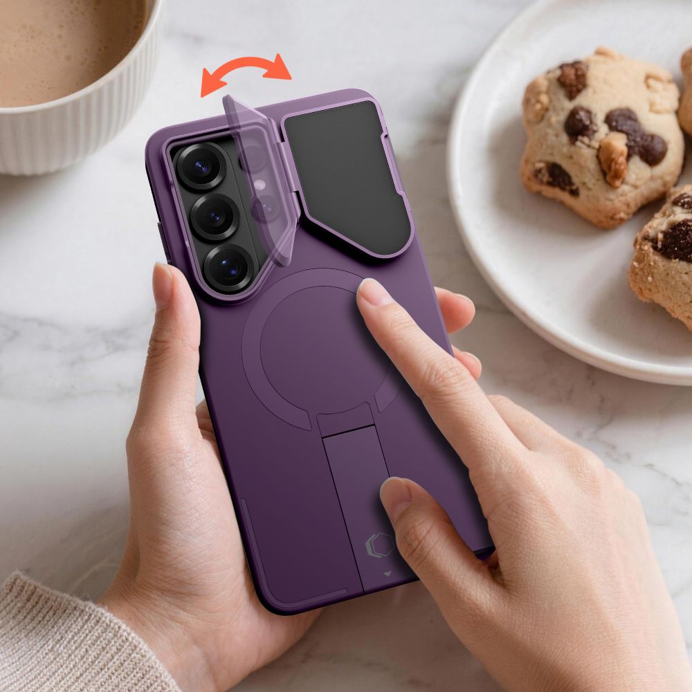 Tech-protect kevlar aura MagSafe dėklas skirtas Samsung Galaxy S26 Ultra - Purple -- Samsung Galaxy S26 Ultra - Purple