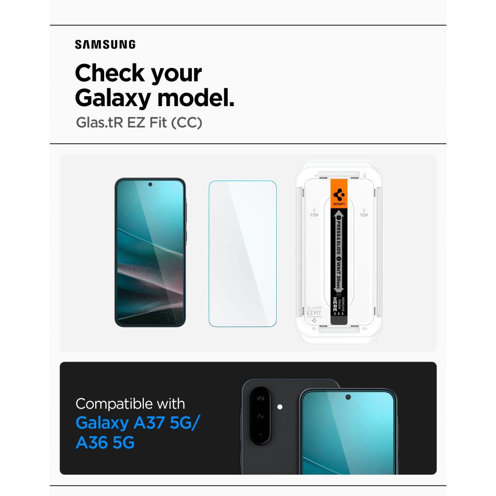 Spigen glas.tr ez fit grūdintas stiklas skirtas Samsung Galaxy A36 / A37 5G